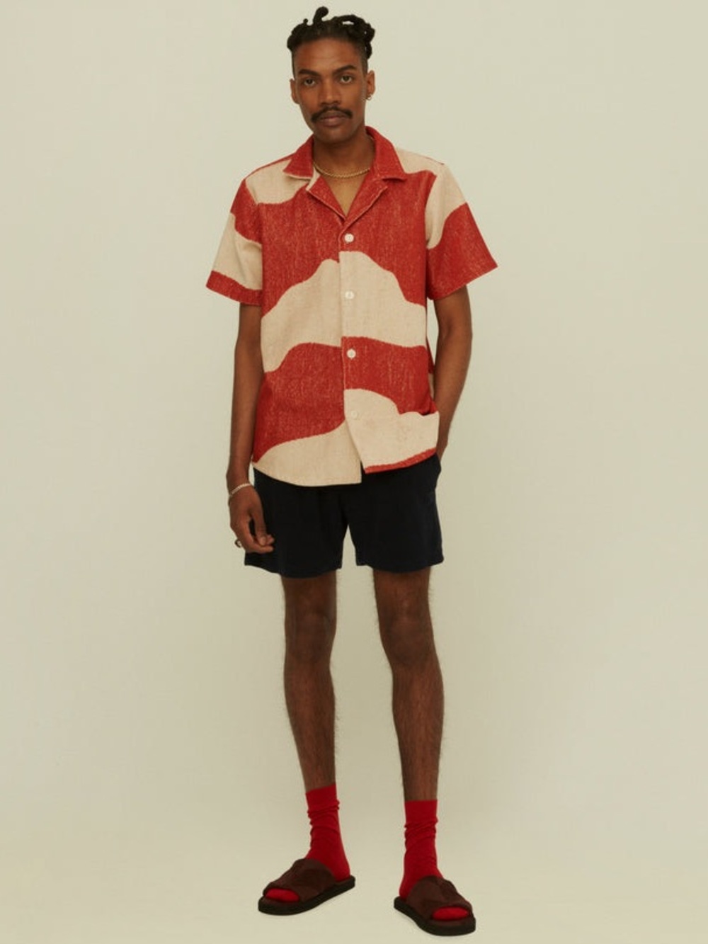OAS Amber Dune Cuba Terry Shirt GUC sz M